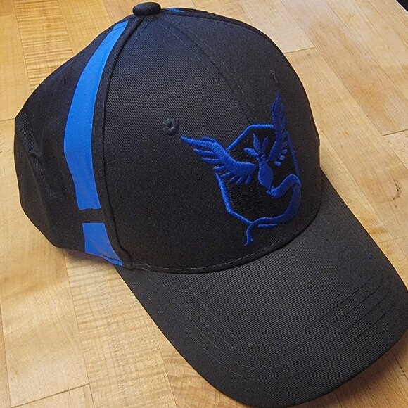 Pokémon Go Team Mystic Embroidered Baseball Cap - Picture 2 of 4